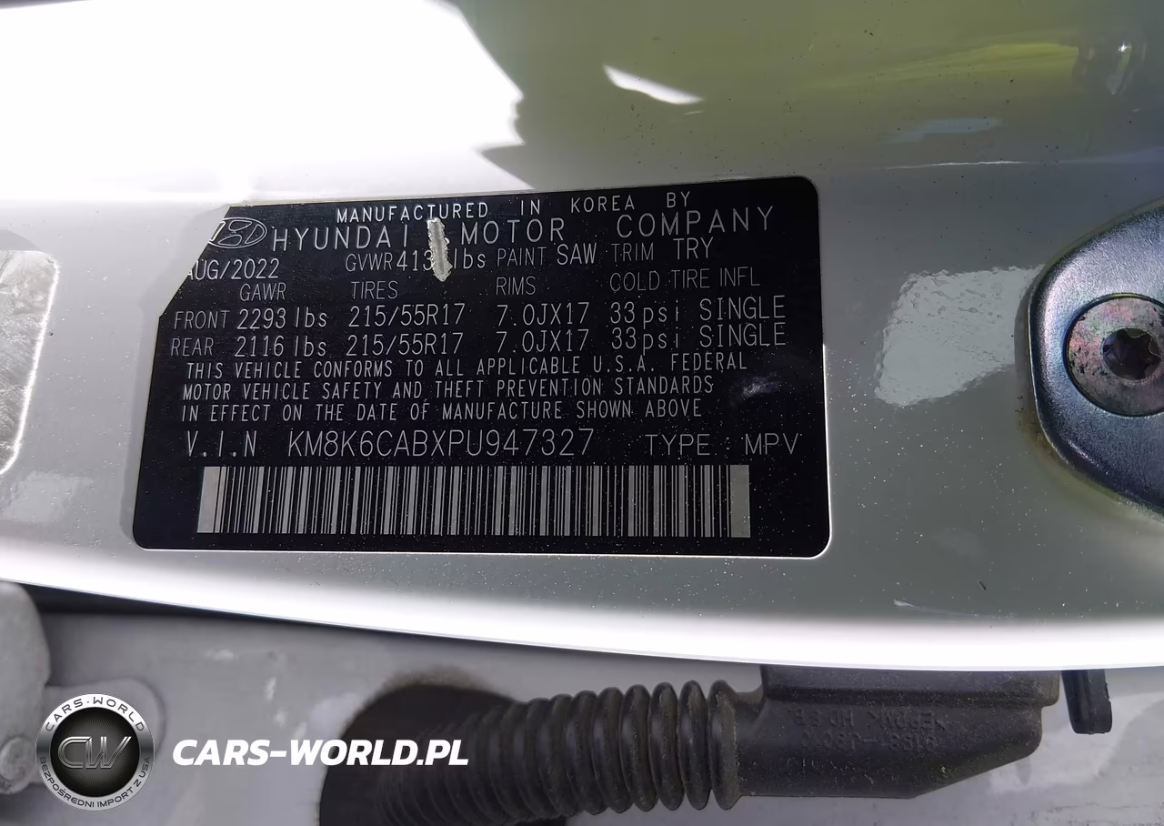 2023 Hyundai Kona Sel VIN:KM8K6CABXPU947327 - 9