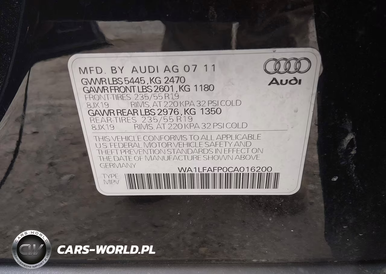 2012 Audi Q5 2.0T Premium VIN:WA1LFAFP0CA016200 - 9