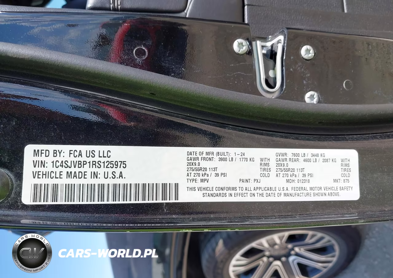 2024 Jeep Wagoneer Series Ii 4X4 VIN:1C4SJVBP1RS125975 - 9