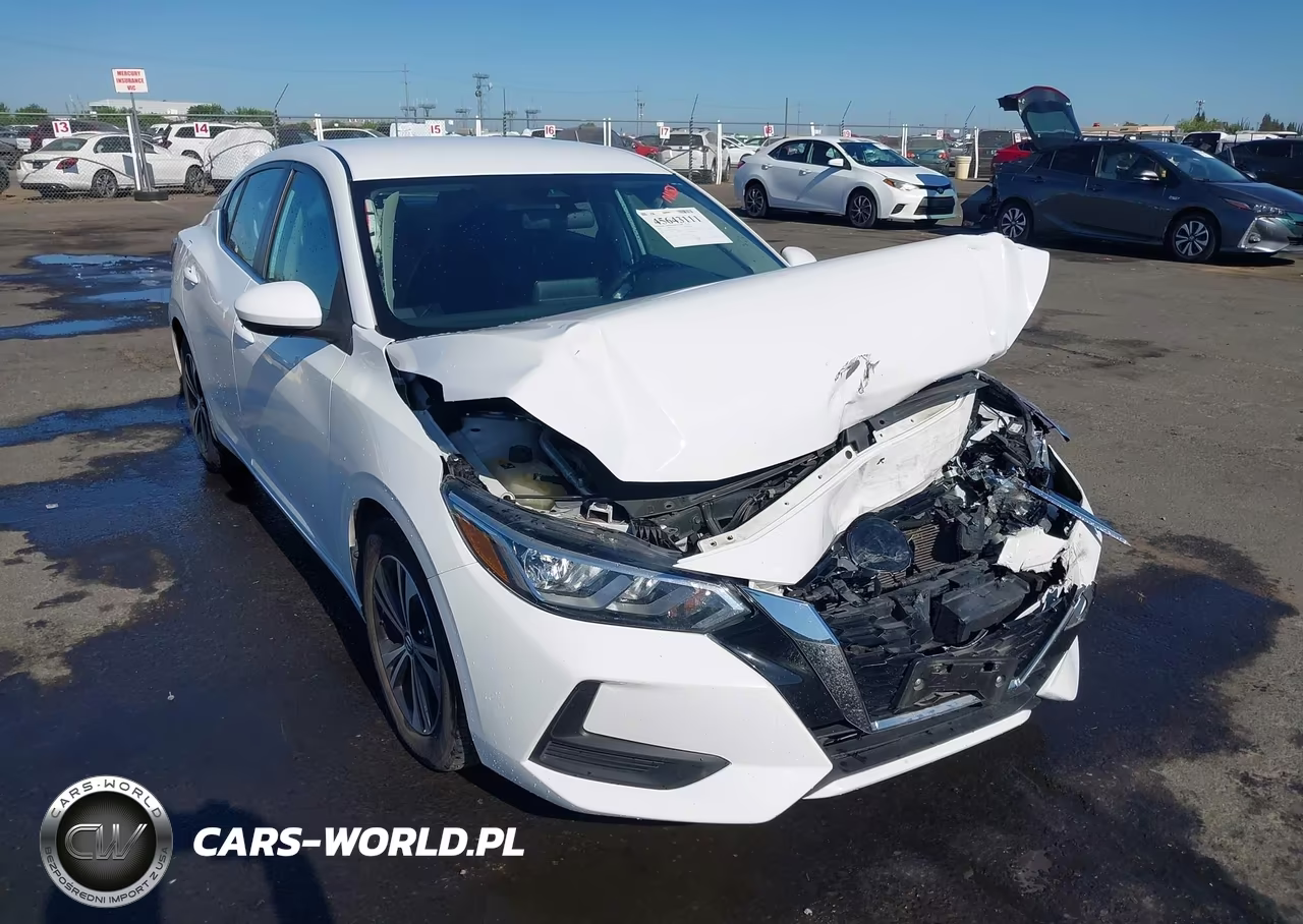 2022 Nissan Sentra Sv Xtronic Cvt VIN:3N1AB8CV5NY261063 - 1