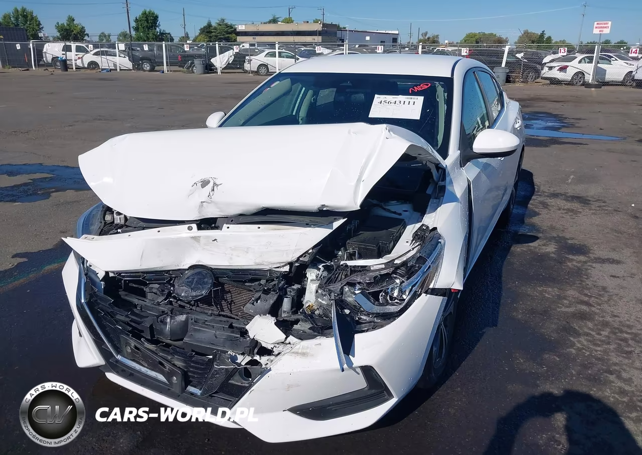 2022 Nissan Sentra Sv Xtronic Cvt VIN:3N1AB8CV5NY261063 - 2