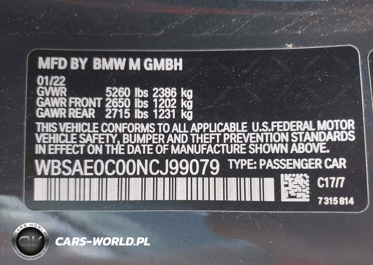 2022 BMW M8 Competition VIN:WBSAE0C00NCJ99079 - 9