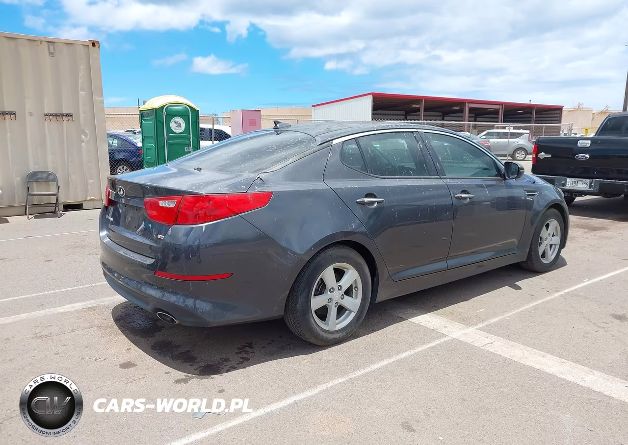 2015 Kia Optima Lx VIN:KNAGM4A71F5632049 - 4