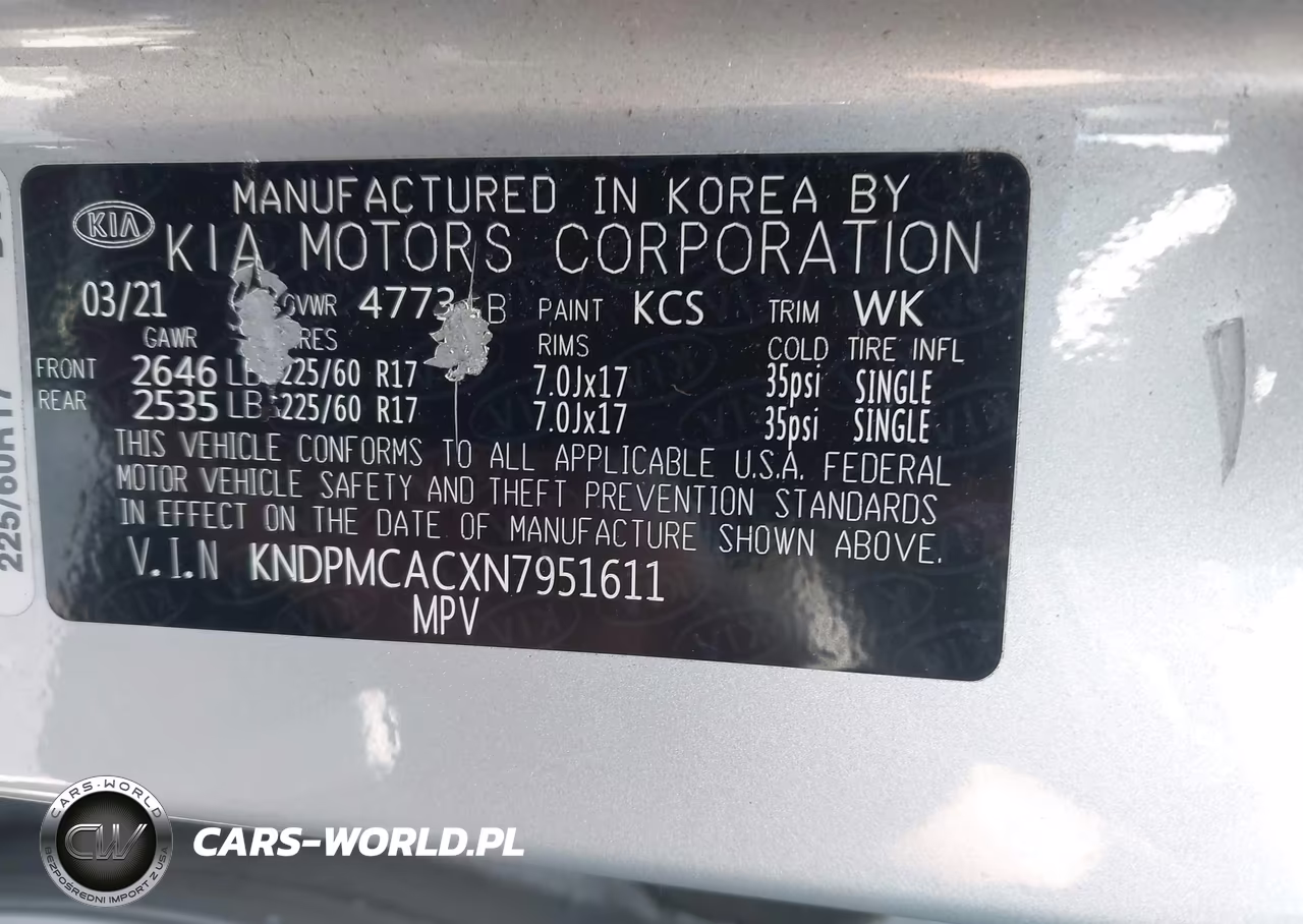2022 Kia Sportage Lx VIN:KNDPMCACXN7951611 - 9