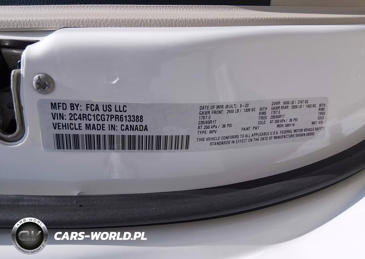 2023 Chrysler Voyager Lx VIN:2C4RC1CG7PR613388 - 9