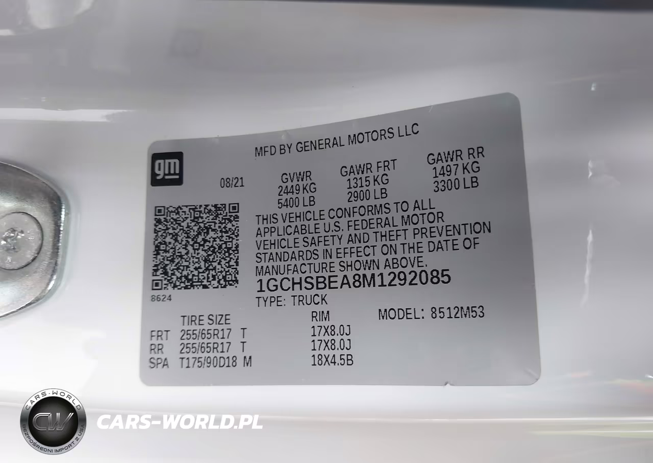 2021 Chevrolet Colorado 2Wd Long Box Wt VIN:1GCHSBEA8M1292085 - 9