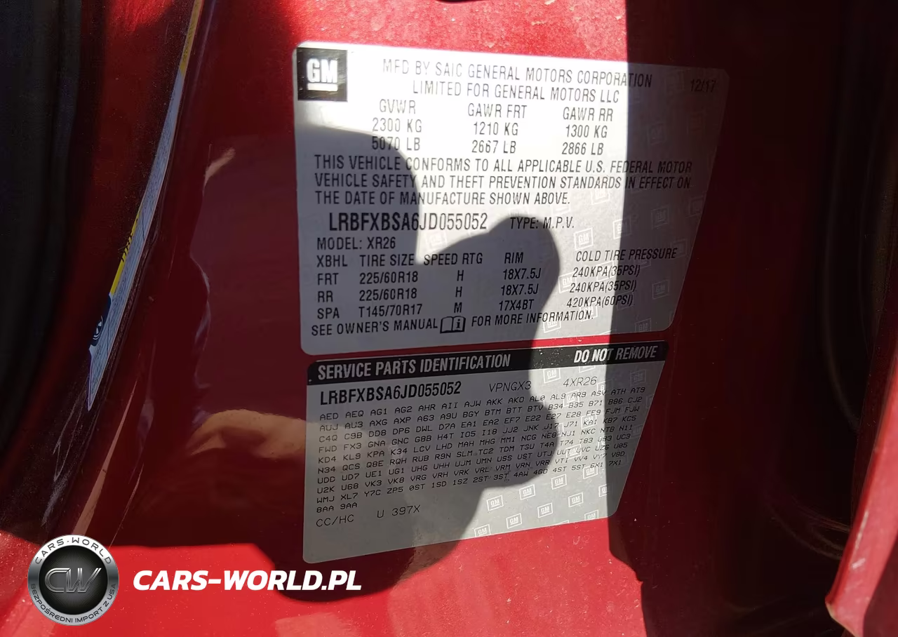 2018 Buick Envision Preferred VIN:LRBFXBSA6JD055052 - 9
