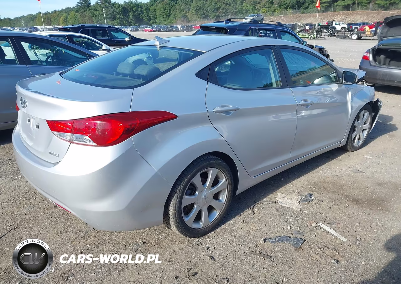 2012 Hyundai Elantra Limited (Ulsan Plant) VIN:KMHDH4AE3CU250577 - 4