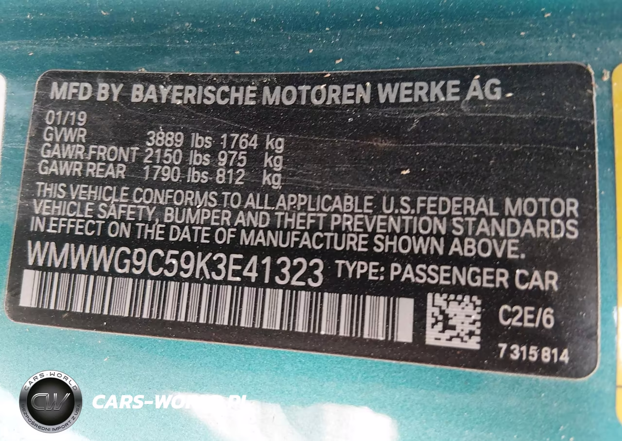 2019 Mini Convertible Cooper S VIN:WMWWG9C59K3E41323 - 9