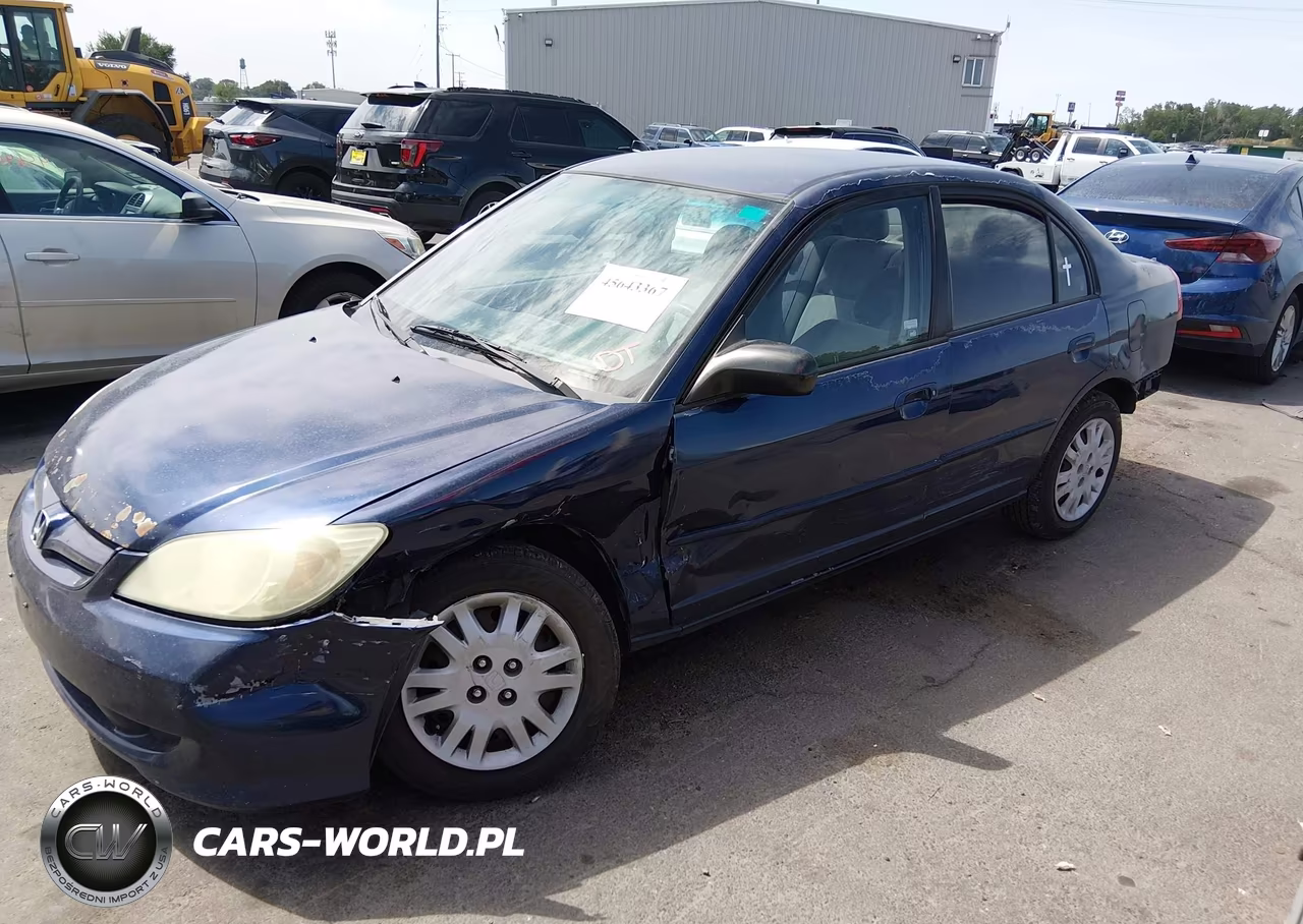 2004 Honda Civic Lx VIN:2HGES16614H530448 - 2