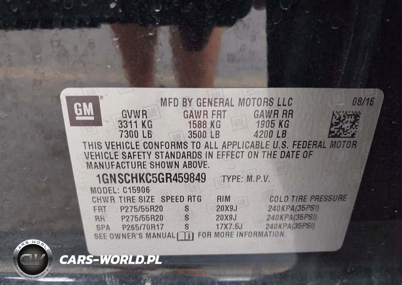2016 Chevrolet Suburban Lt VIN:1GNSCHKC5GR459849 - 9
