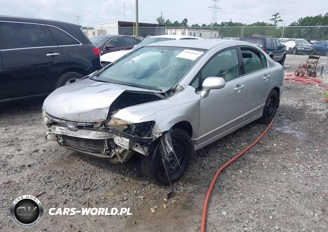 2008 Honda Civic Lx VIN:2HGFA16528H304942 - 2