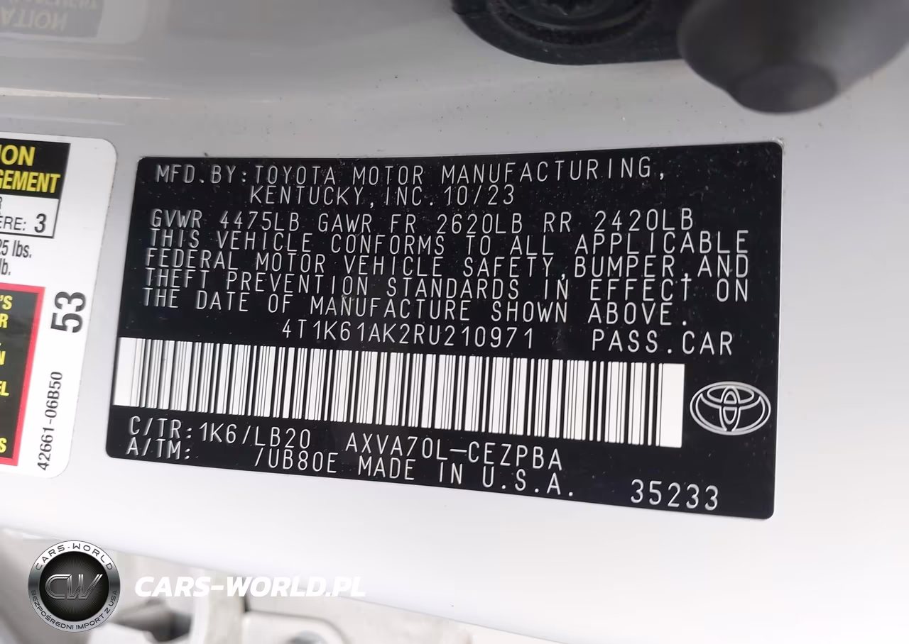 2024 Toyota Camry Xse VIN:4T1K61AK2RU210971 - 9