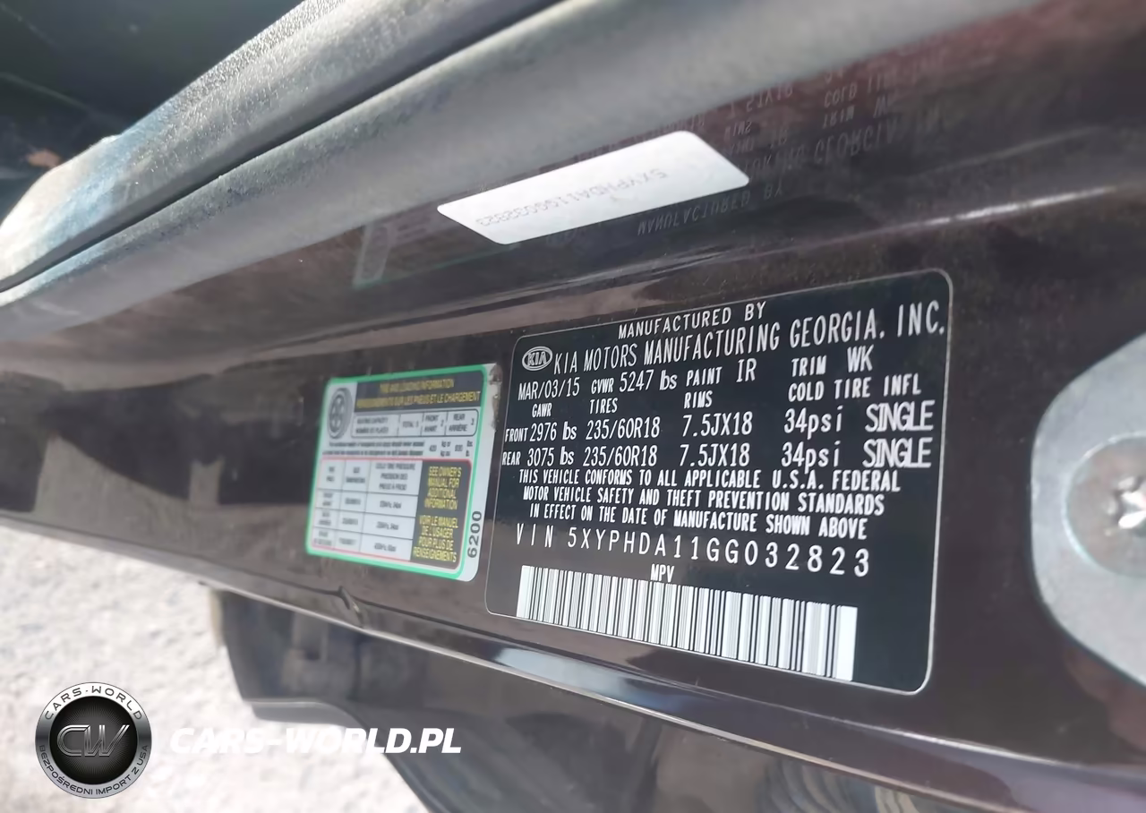 2016 Kia Sorento 2.0T Ex VIN:5XYPHDA11GG032823 - 9