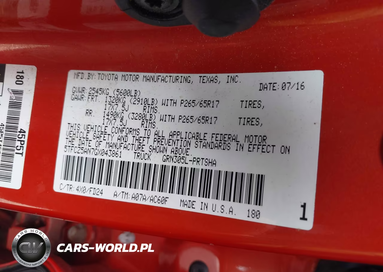 2016 Toyota Tacoma Trd Sport VIN:5TFCZ5AN7GX043861 - 9
