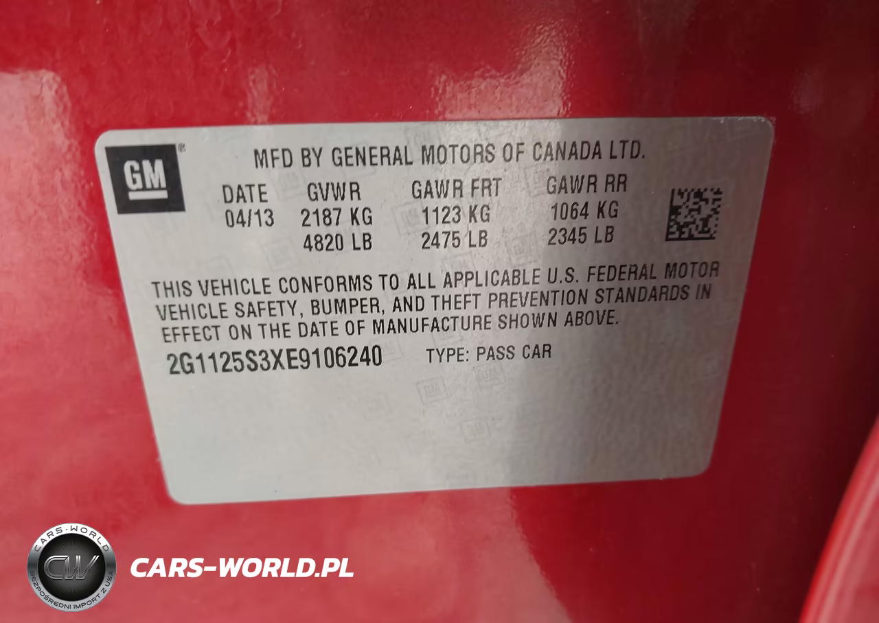 2014 Chevrolet Impala 2Lt VIN:2G1125S3XE9106240 - 9