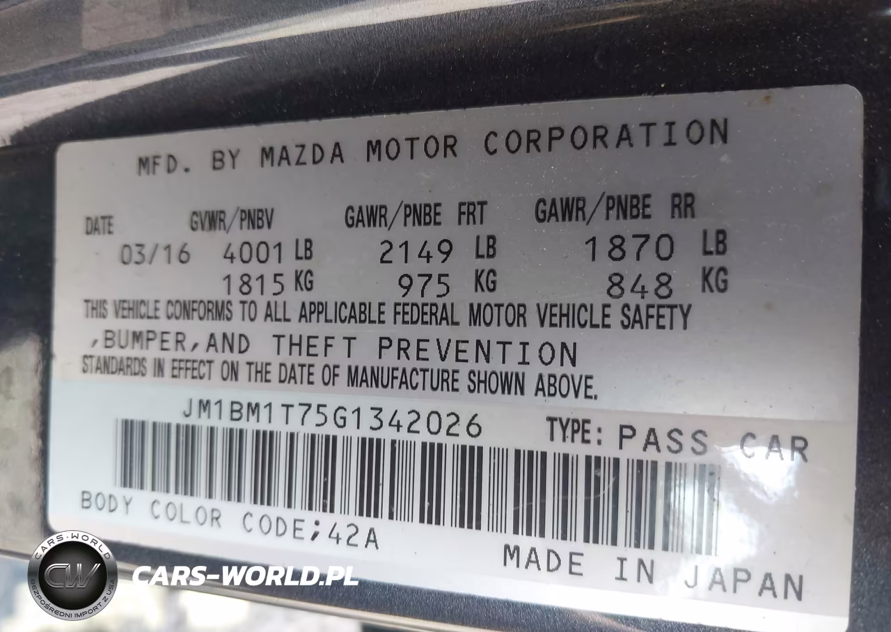 2016 Mazda Mazda3 VIN:JM1BM1T75G1342026 - 9