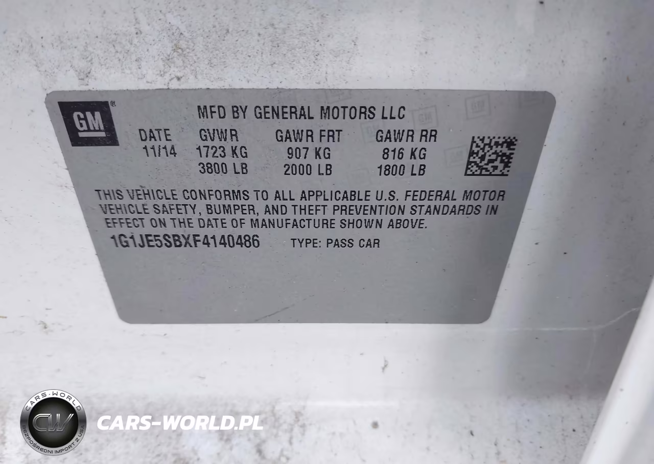 2015 Chevrolet Sonic Ltz Auto VIN:1G1JE5SBXF4140486 - 9