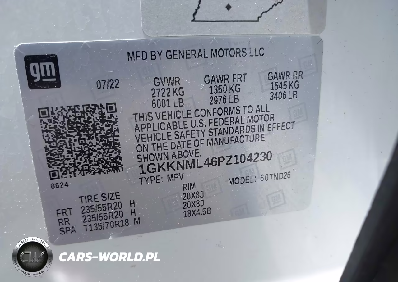 2023 GMC Acadia Fwd Slt VIN:1GKKNML46PZ104230 - 9