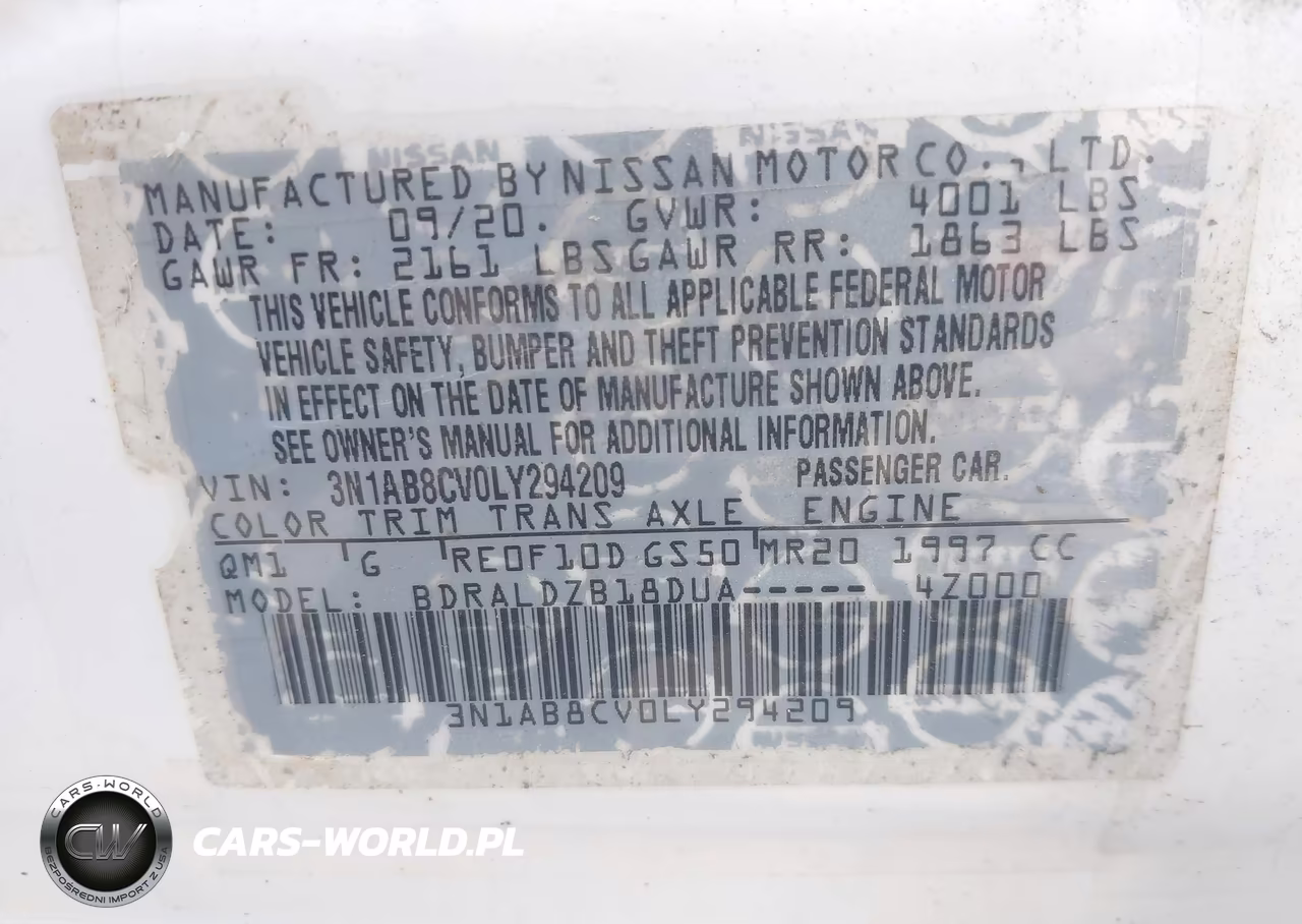 2020 Nissan Sentra Sv Xtronic Cvt VIN:3N1AB8CV0LY294209 - 9