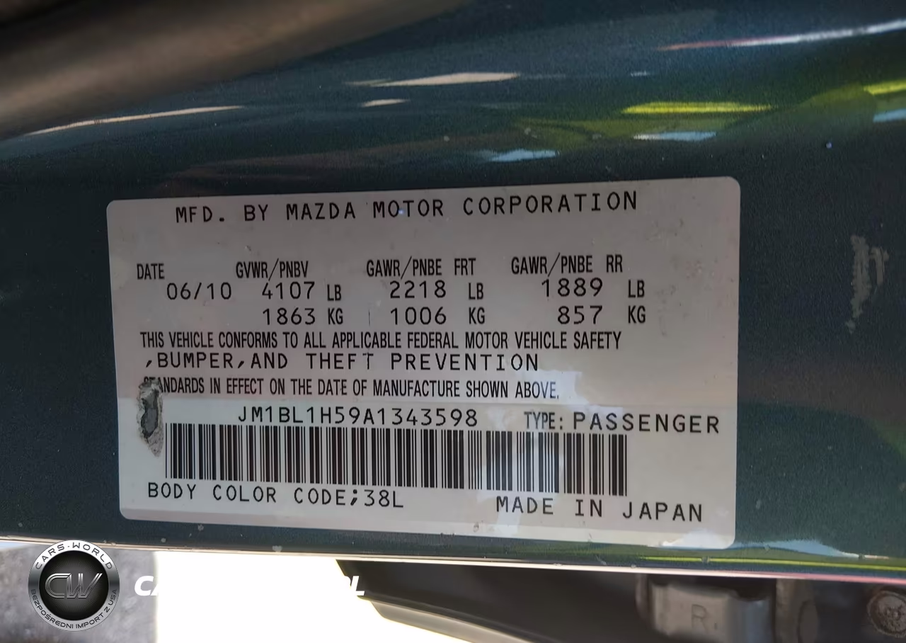 2010 Mazda Mazda3 S Sport VIN:JM1BL1H59A1343598 - 9