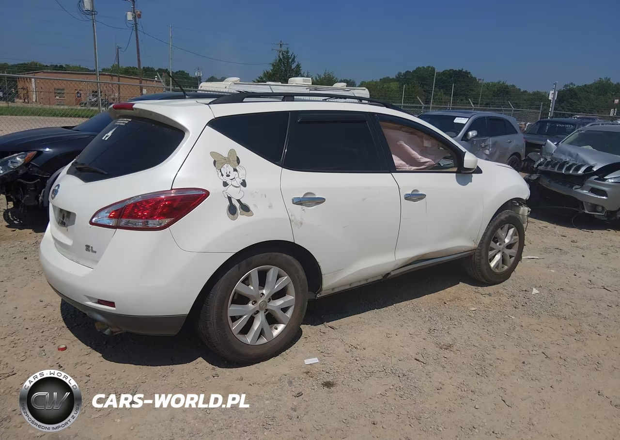 2013 Nissan Murano Sl VIN:JN8AZ1MU8DW211502 - 4