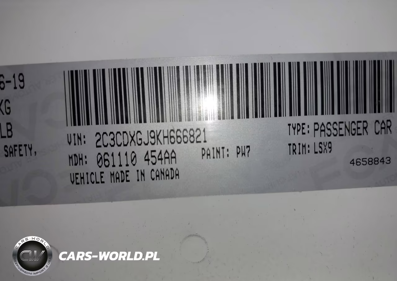 2019 Dodge Charger Scat Pack Rwd VIN:2C3CDXGJ9KH666821 - 9