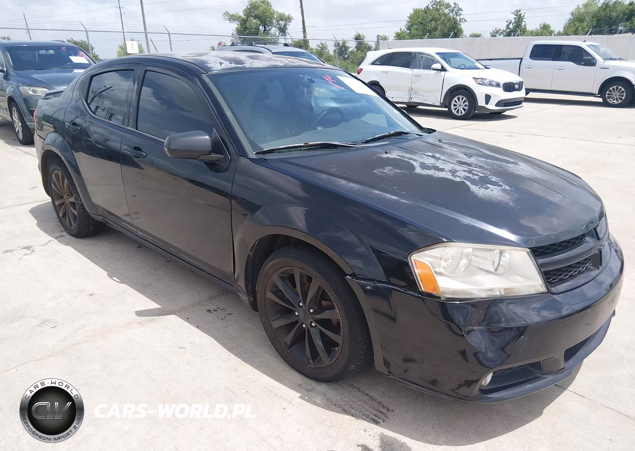 2014 Dodge Avenger Sxt VIN:1C3CDZCG9EN218158 - 1