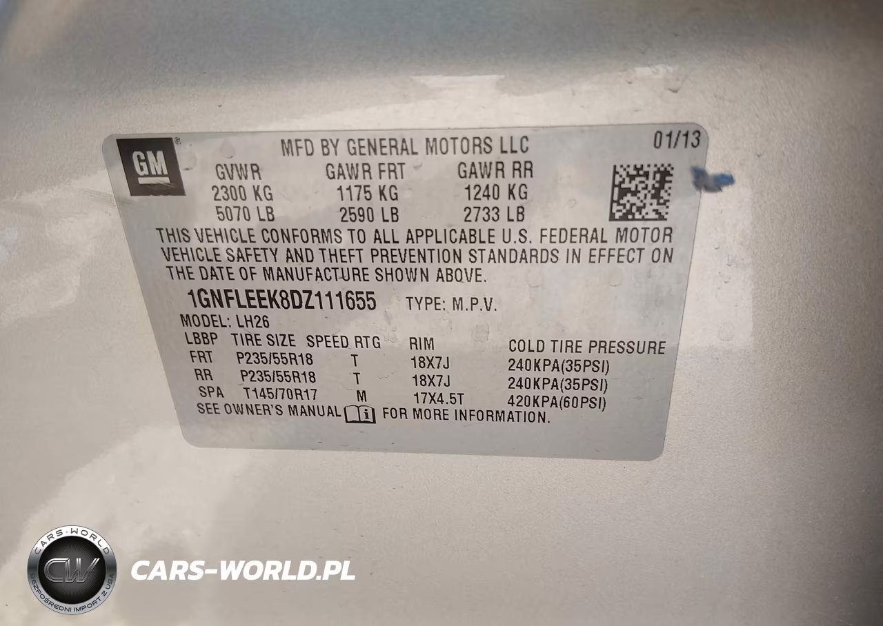 2013 Chevrolet Equinox Lt VIN:1GNFLEEK8DZ111655 - 9