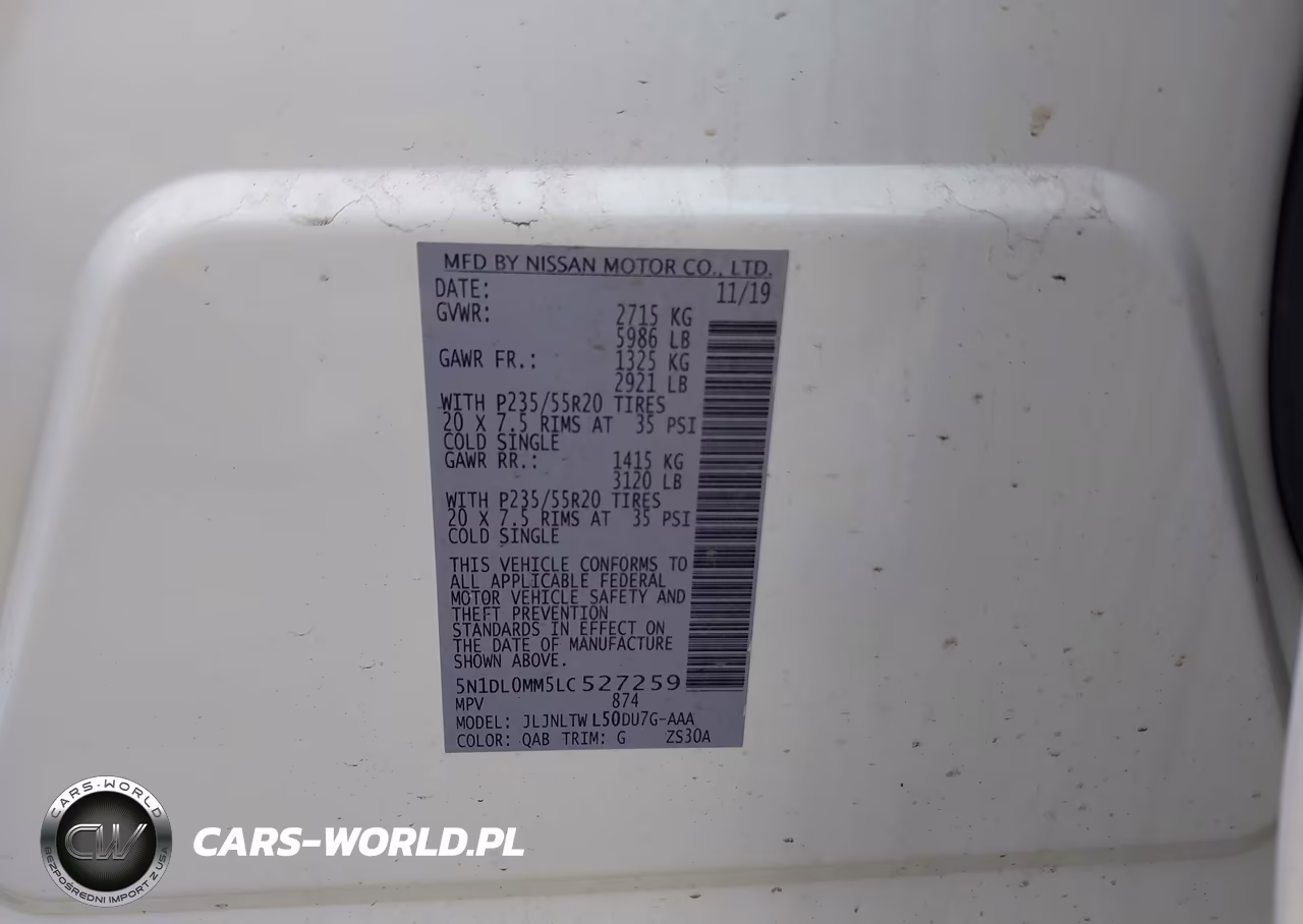 2020 Infiniti Qx60 Luxe Awd VIN:5N1DL0MM5LC527259 - 9