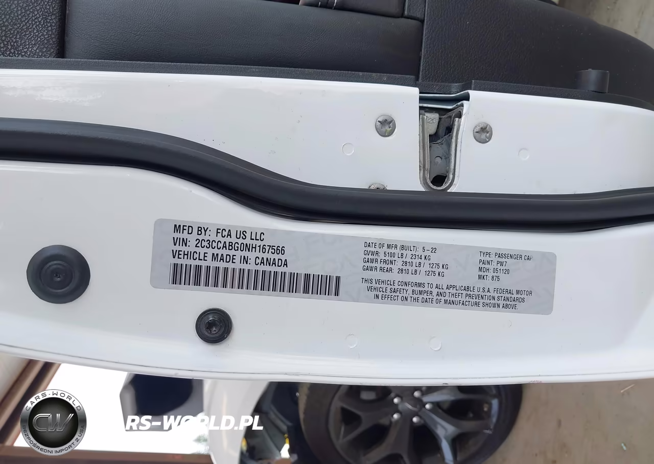 2022 Chrysler 300 S VIN:2C3CCABG0NH167566 - 9