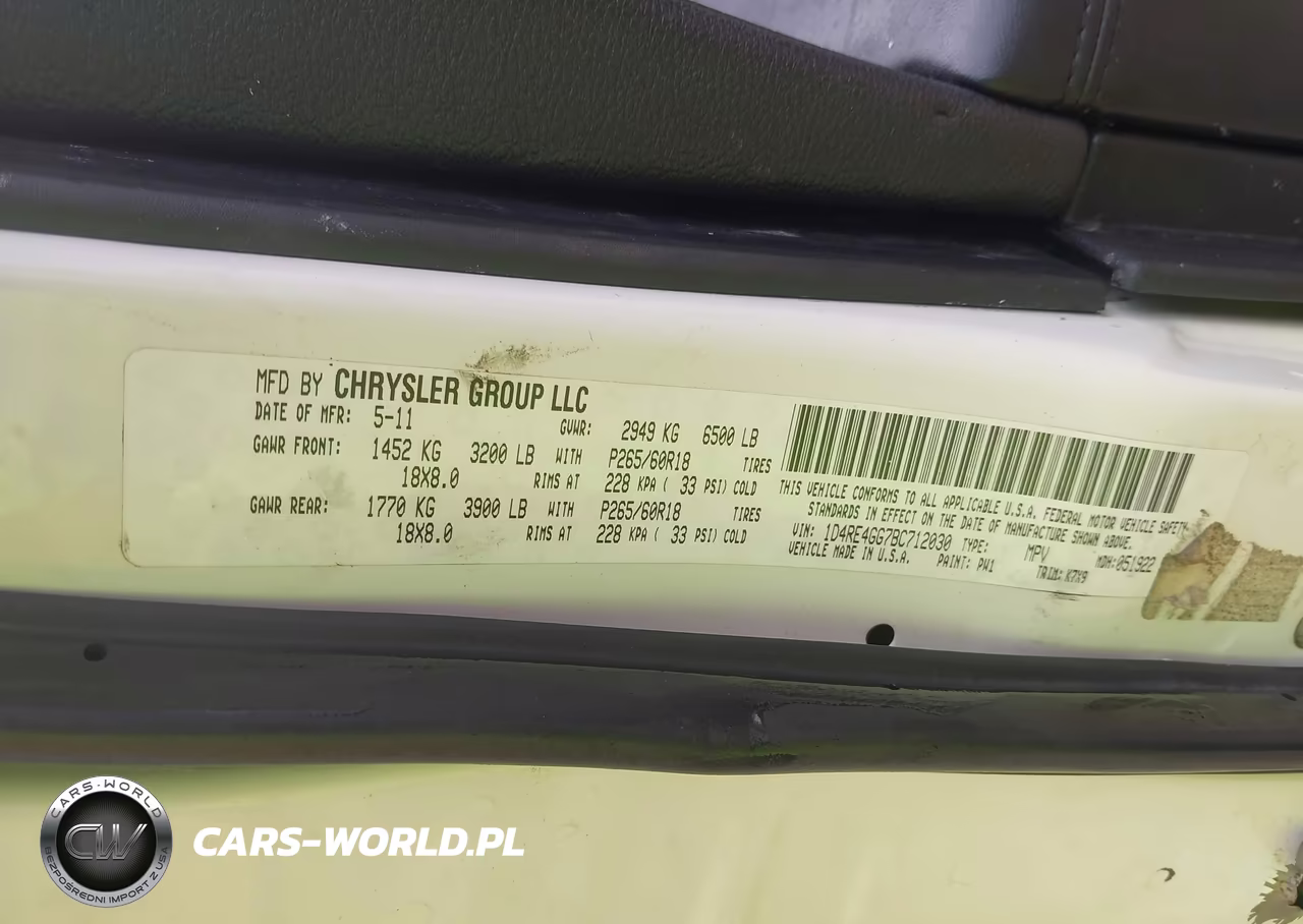 2011 Dodge Durango Crew VIN:1D4RE4GG7BC712030 - 9