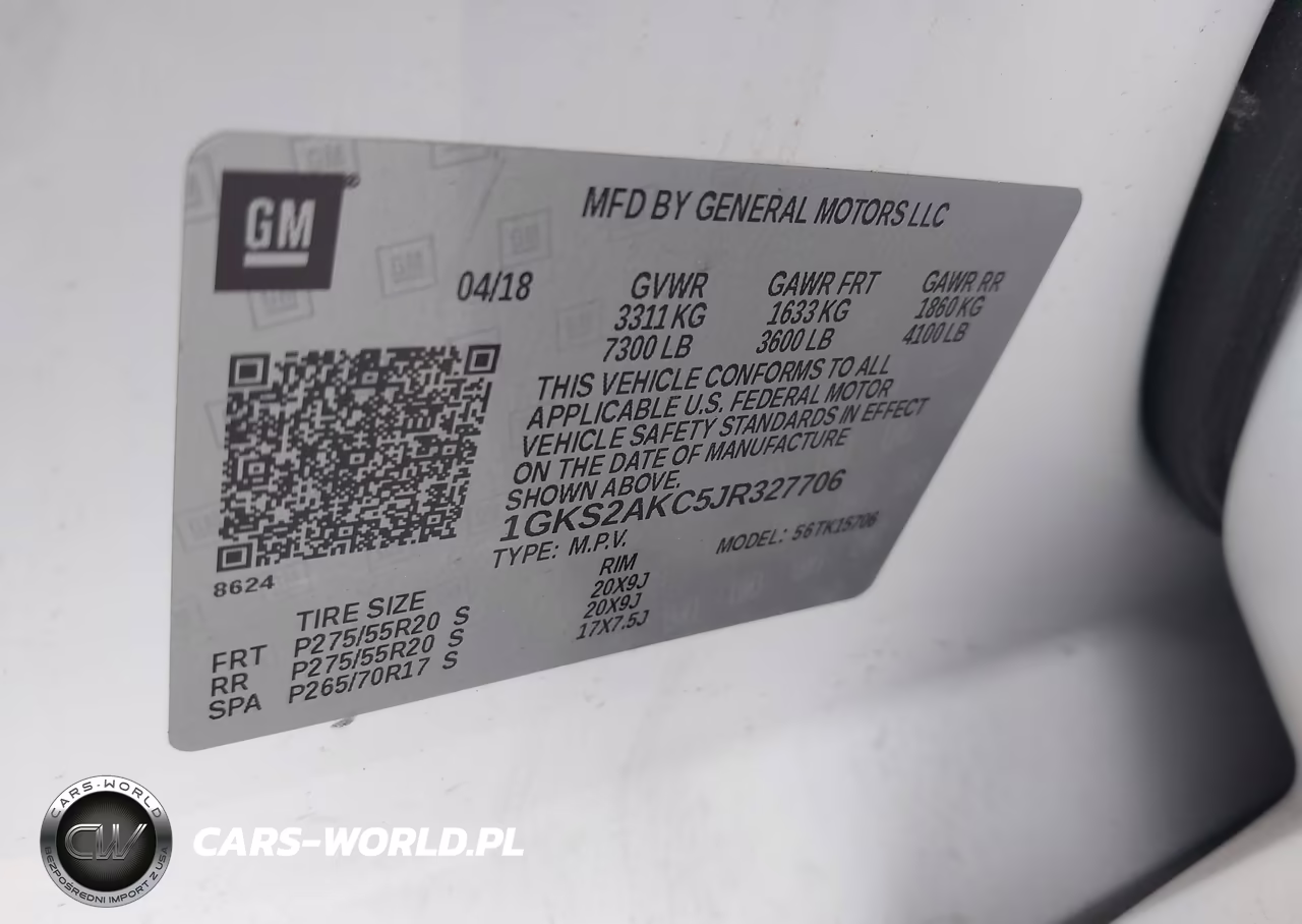2018 GMC Yukon Sle VIN:1GKS2AKC5JR327706 - 9