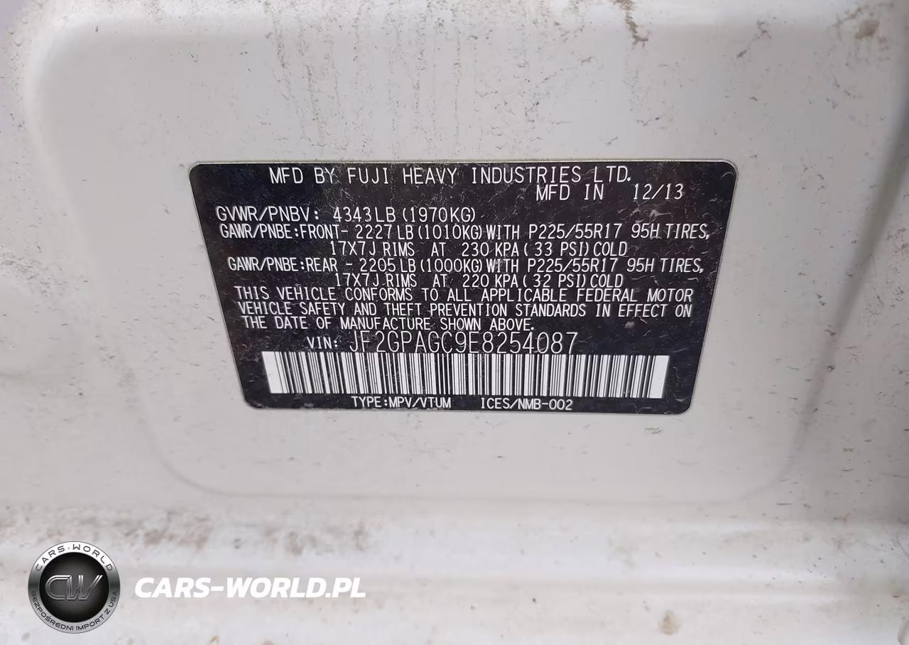 2014 Subaru Xv Crosstrek 2.0I Limited VIN:JF2GPAGC9E8254087 - 9