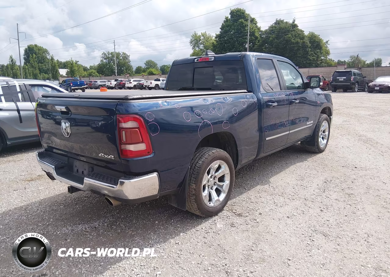 2019 Ram 1500 Big Horn-Lone Star 4X4 6'4 Box VIN:1C6SRFBTXKN800021 - 4