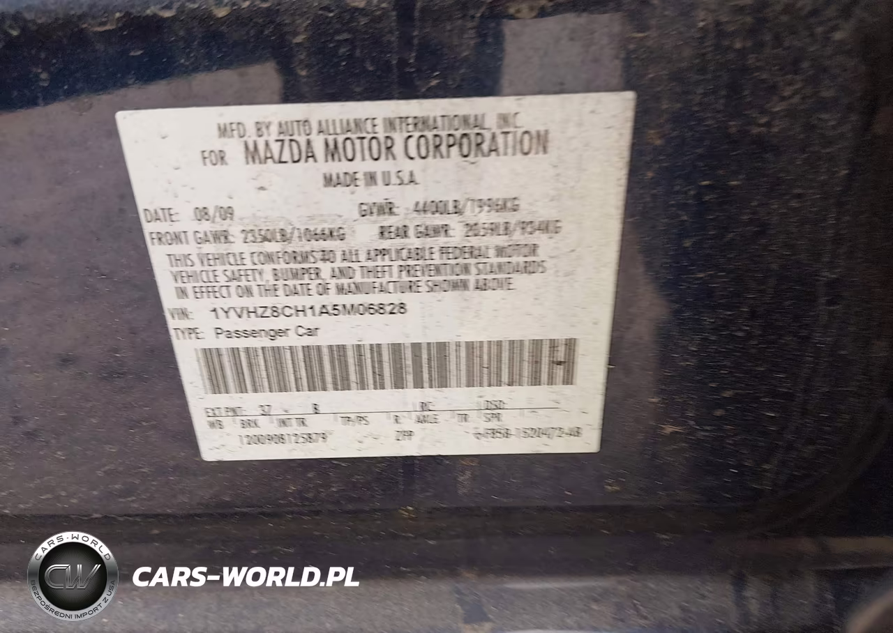 2010 Mazda Mazda6 I Touring Plus VIN:1YVHZ8CH1A5M06828 - 9