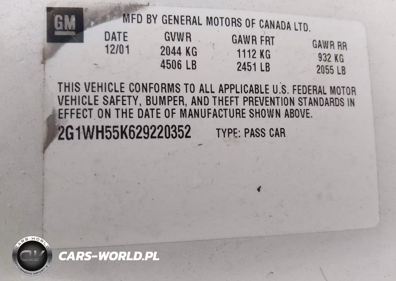 2002 Chevrolet Impala Ls VIN:2G1WH55K629220352 - 9