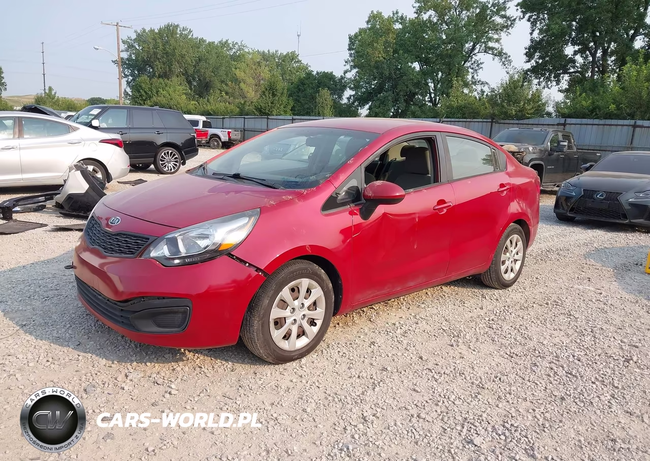 2014 Kia Rio Lx VIN:KNADM4A31E6386936 - 2