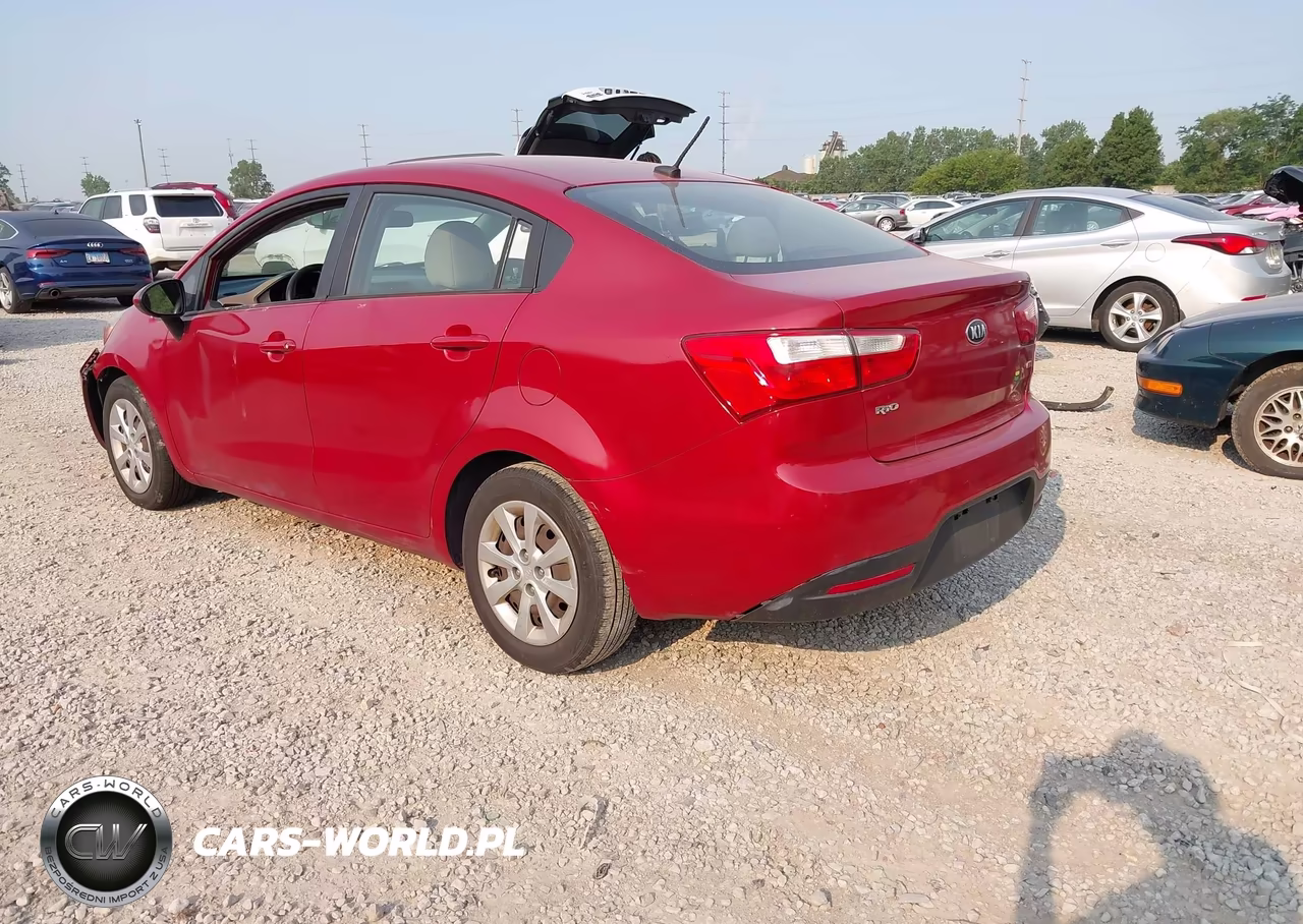 2014 Kia Rio Lx VIN:KNADM4A31E6386936 - 3