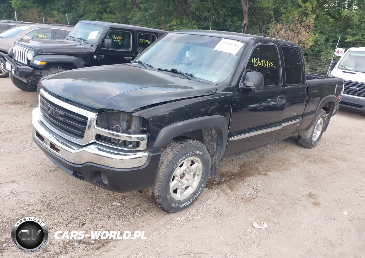 2006 GMC Sierra 1500 Sle1 VIN:1GTEK19B76Z241617 - 2