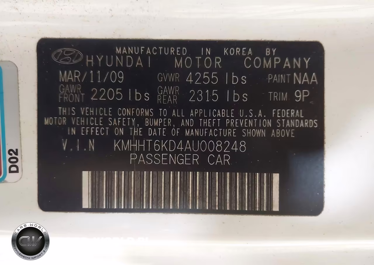 2010 Hyundai Genesis 2.0T VIN:KMHHT6KD4AU008248 - 9