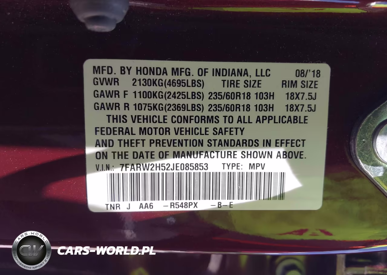 2018 Honda Cr-V Ex VIN:7FARW2H52JE085853 - 9