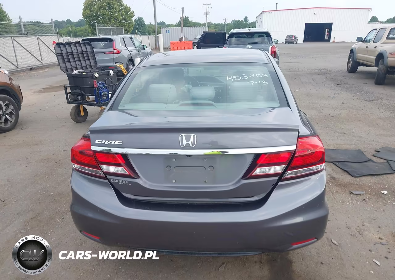 2014 Honda Civic Lx VIN:2HGFB2F5XEH501338 - 15