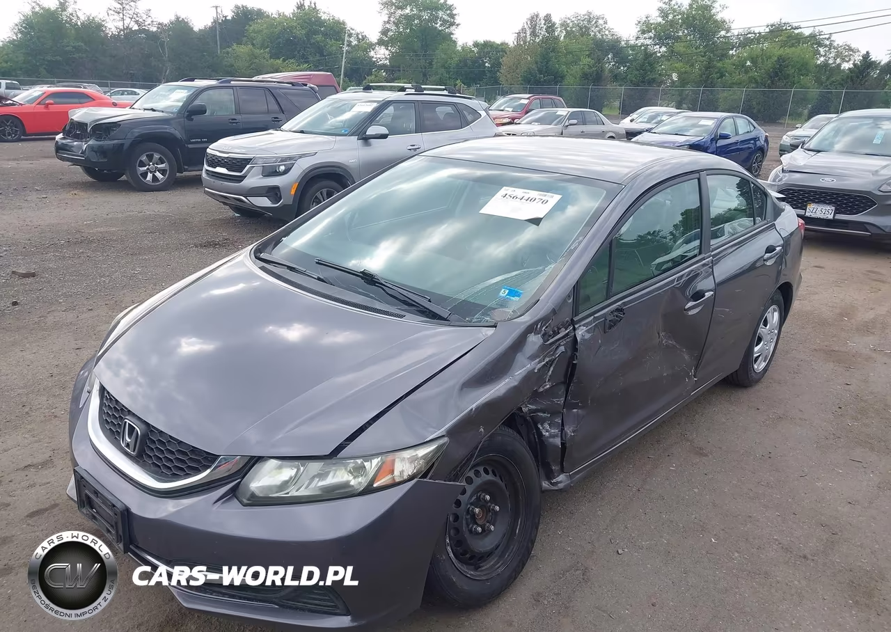 2014 Honda Civic Lx VIN:2HGFB2F5XEH501338 - 2