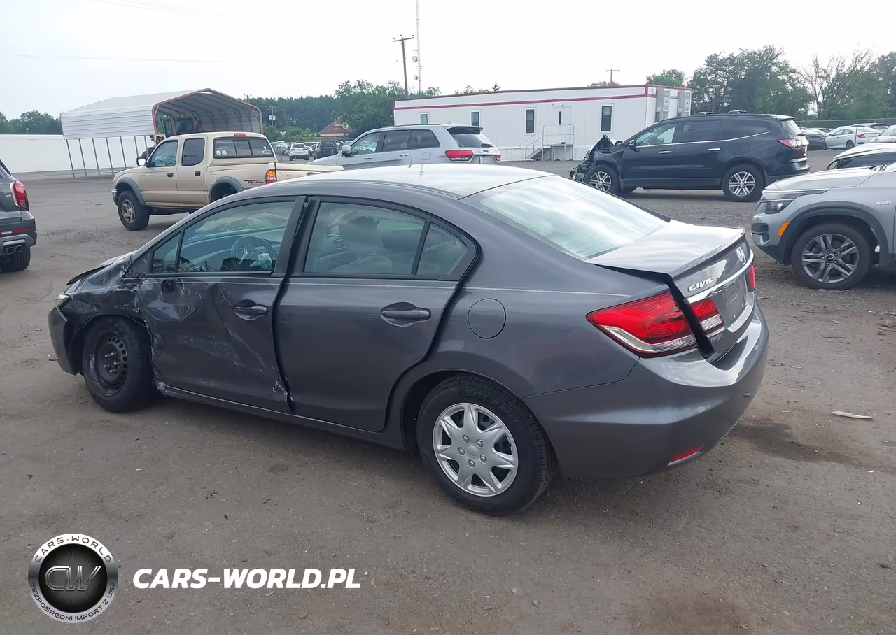 2014 Honda Civic Lx VIN:2HGFB2F5XEH501338 - 3