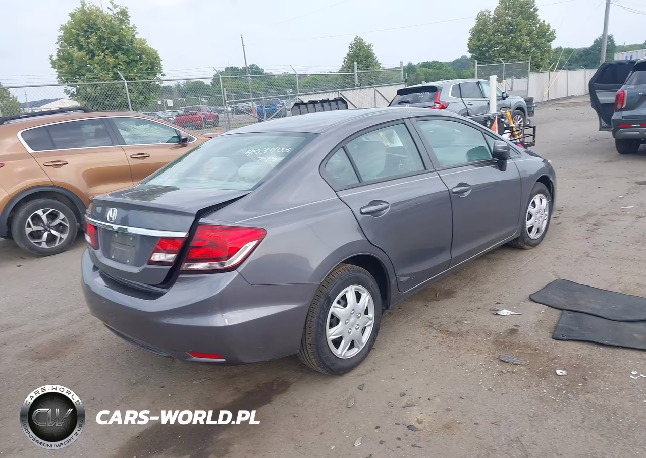 2014 Honda Civic Lx VIN:2HGFB2F5XEH501338 - 4