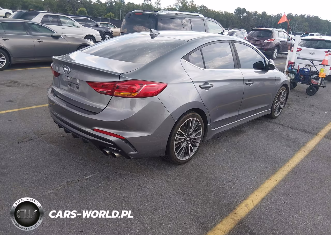 2018 Hyundai Elantra Sport VIN:KMHD04LB8JU685263 - 4