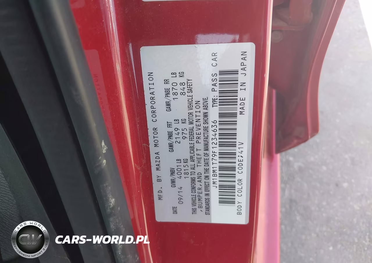 2015 Mazda Mazda3 I Sv VIN:JM1BM1T79F1234636 - 9