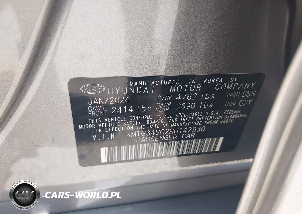 2024 Genesis G70 2.5T Rwd VIN:KMTG34SC2RU142930 - 9