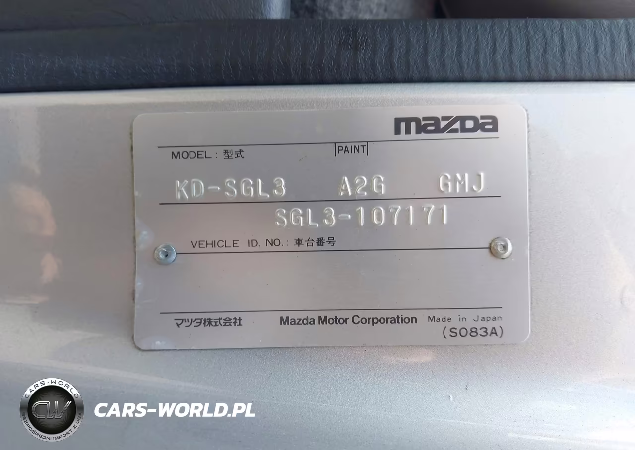 1997 Mazda Bongo VIN:SGL3107171 - 9